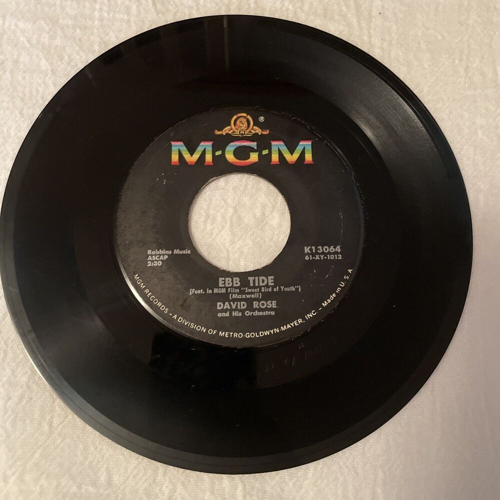 David Rose The Stripper/Ebb Tide 45RPM MGM Records 1962